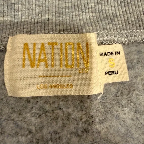 Nation LTD Women’s Barbie Off-The-Shoulder Sweatshirt size small - Picture 4 of 6